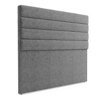 Cabeceira Para Cama Box Queen 160 Cm Linho A26 Grafite - 1