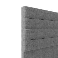 Cabeceira Para Cama Box Queen 160 Cm Linho A26 Grafite - 5