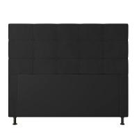 Cabeceira Cama Box Casal 140cm Suede Preto - 3