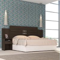 Cabeceira Casal Triunfo 216cm ébano Touch 9590 Demóbile - 3