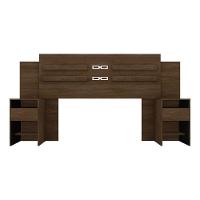 Cabeceira Casal Triunfo 216cm ébano Touch 9590 Demóbile - 4