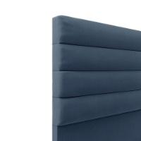 Cabeceira Para Cama Box Queen 160 Cm Suede Azul Marinho - 5