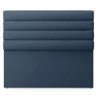 Cabeceira Para Cama Box Queen 160 Cm Suede Azul Marinho - 7