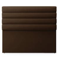 Cabeceira Para Cama Box Queen 160 Cm Suede Marrom - 7