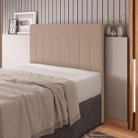 Cabeceira Cama Box Casal King Size Ivana 193cm Linho Bege - Abmaza - 2