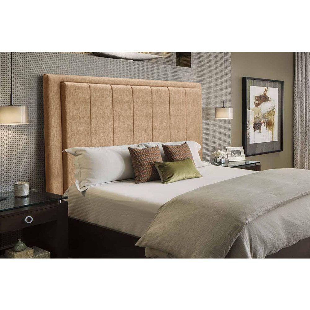 Cabeceira Opala Cama Box Queen 160Cm Linho Bege - 3