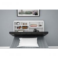 Cabeceira Box Solteiro Isis Branco Com Capitonê Preto - 2