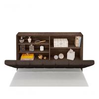 Cabeceira Box Solteiro Isis Chocolate Com Capitonê Marrom - 2