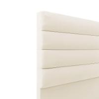 Cabeceira Para Cama Box Casal 140 Cm Veludo Bege