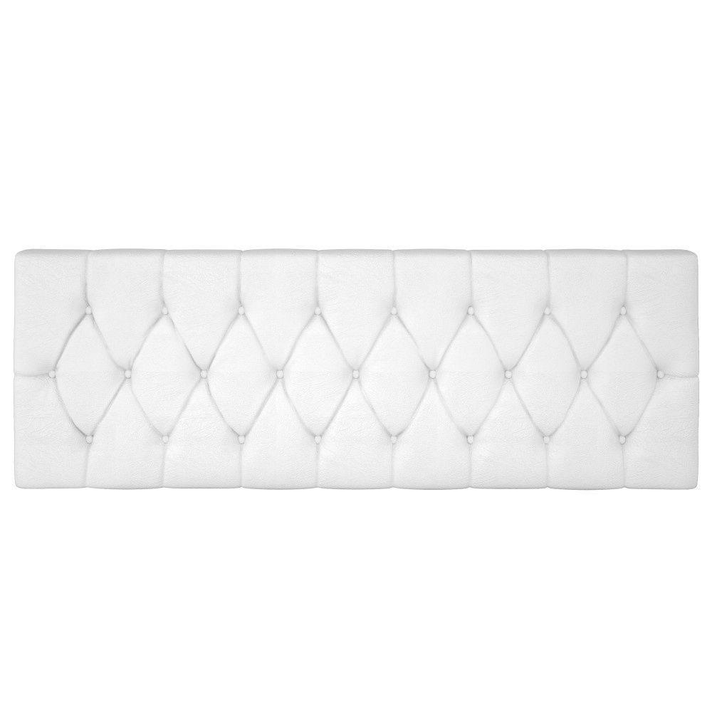 Cabeceira Box Isabella Queen Malbec Captonê Branco - 3