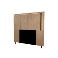 Cabeceira Opala Cama Box Casal 140Cm Linho Bege - 3