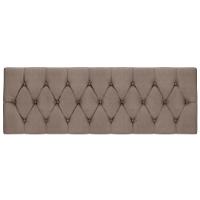 Cabeceira Box Isabella Queen Malbec Captonê Bege Escuro - 3