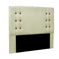 Cabeceira Genova Cama Box Queen 160Cm Linho Rustico Natural - 1