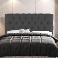 Cabeceira Cama Box Casal King Size Nice 195cm Linho Cinza - Abmaza - 7