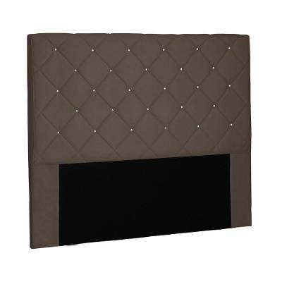 Cabeceira Tania Cama Box Queen 160Cm Suede Caramelo