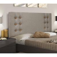 Cabeceira Genova Cama Box Queen 160Cm Linho Rustico Areia - 7