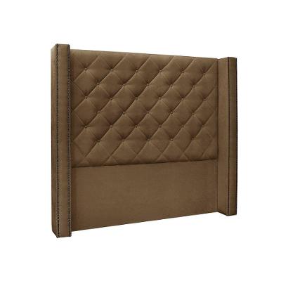 Cabeceira Queen 160 Cm Vicenza Suede Caramelo