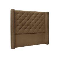 Cabeceira Queen 160 Cm Vicenza Suede Caramelo - 1