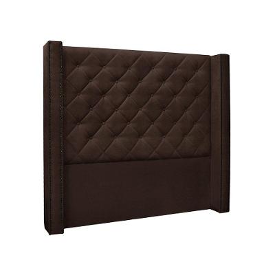 Cabeceira Queen 160 Cm Vicenza Suede Café