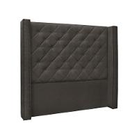 Cabeceira Queen 160 Cm Vicenza Suede Cinza - 1