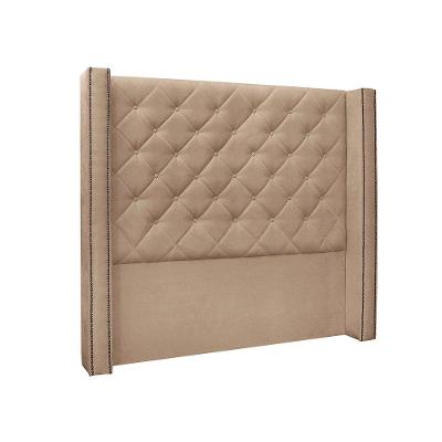 Cabeceira Queen 160 Cm Vicenza Suede Bege