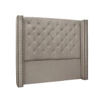 Cabeceira King 195 Cm Vicenza Linho Rustico Areia - 1