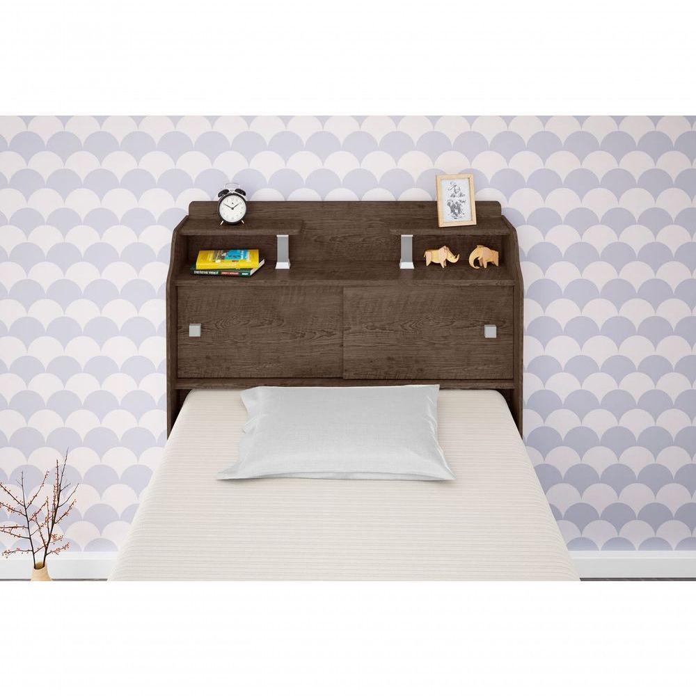 Cabeceira Box Solteiro Elisa Chocolate - 3