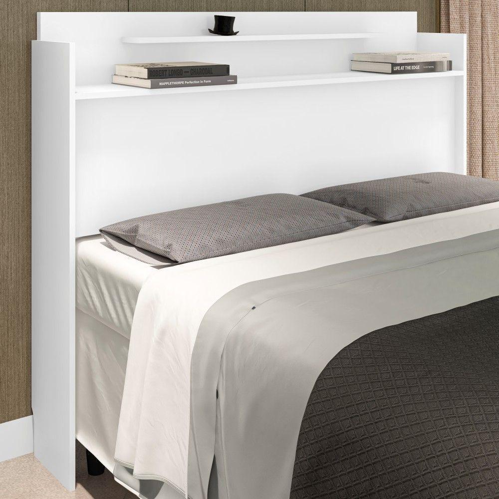 Cabeceira Box Queen Austin Branco - 1