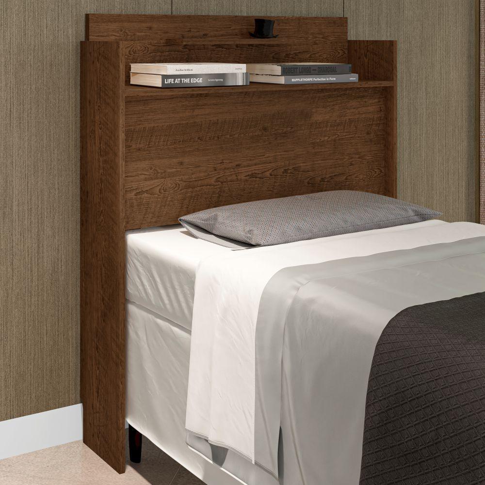 Cabeceira Box Solteiro Austin Malbec - 1