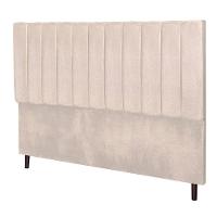 Cabeceira Leblon Para Cama Box Solteiro 94 Cm Suede Bege - 1
