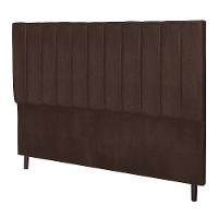 Cabeceira Leblon Para Cama Box Solteiro 94 Cm Suede Marrom - 1