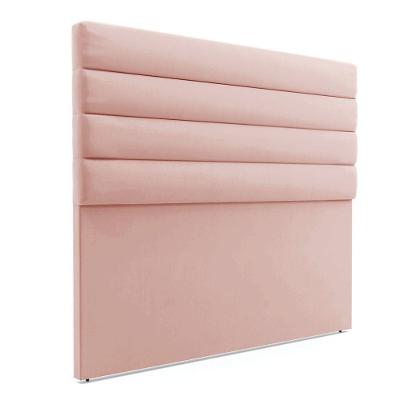 Cabeceira Para Cama Box King 190 Cm Veludo Rose