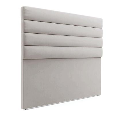 Cabeceira Para Cama Box King 190 Cm Veludo Cinza