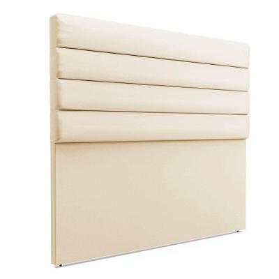 Cabeceira Para Cama Box King 190 Cm Corino Bege