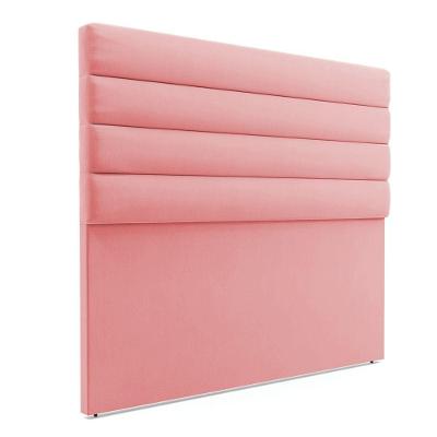 Cabeceira Para Cama Box King 190 Cm Suede Rose