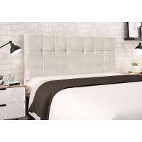 Cabeceira Paris Para Cama Box Solteiro 94 Cm Suede Bege - 3