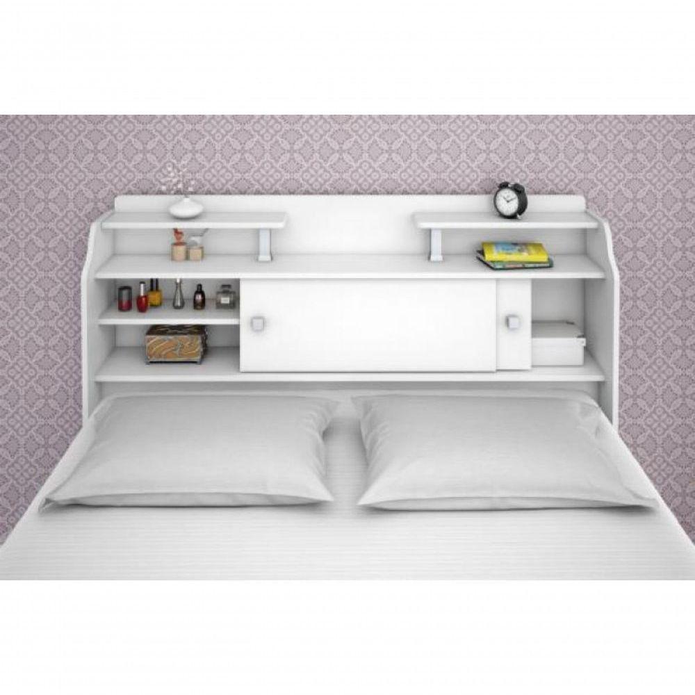 Cabeceira Box Casal Queen Elisa Branco Ou Branco/preto - 6