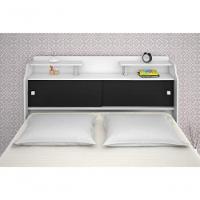 Cabeceira Box Casal Queen Elisa Branco Ou Branco/preto - 7