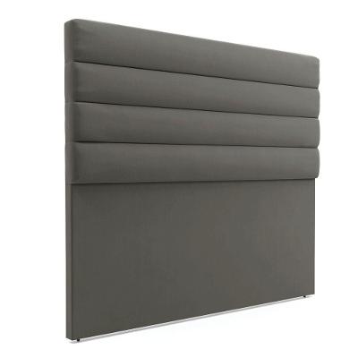 Cabeceira Para Cama Box King 190 Cm Suede Grafite