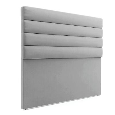 Cabeceira Para Cama Box King 190 Cm Suede Cinza