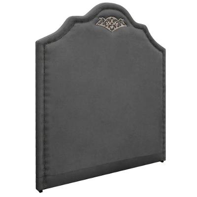 Cabeceira Casal P02 140cm - Doce Sonho Móveis Cinza Escuro