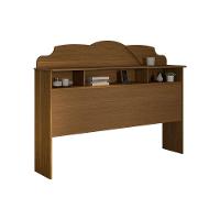 Cabeceira Casal Cama Box Queen 1,60M Com Nicho Cristal - Amêndoa - Cor: Marrom - 2