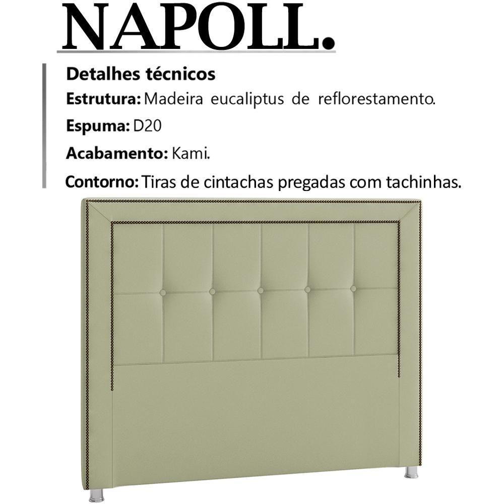 Cabeceira Queen 160 Cm Napoll Veludo Sl 940 Peer Sl 940 - 7