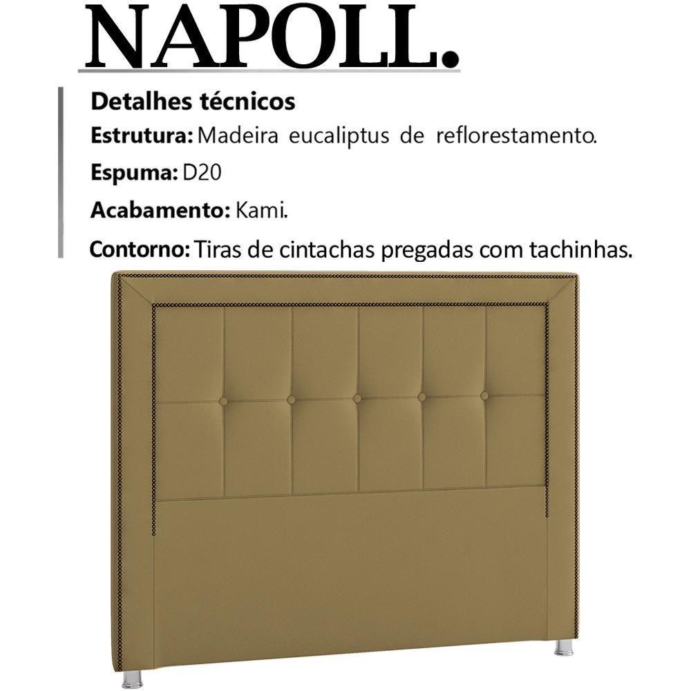 Cabeceira Queen 160 Cm Napoll Veludo Sl 945 Peer Sl 945 - 7