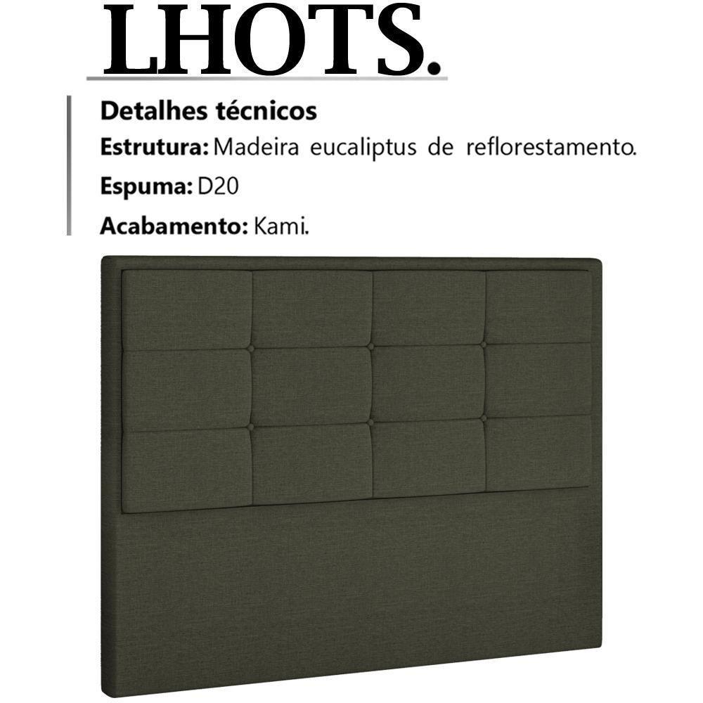 Cabeceira Queen 160 Cm Lhots Linho Sl 74 Peer Sl 74 - 7