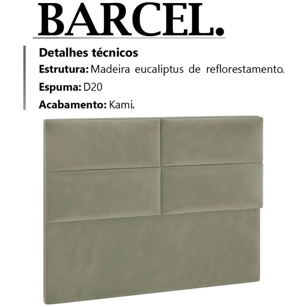 Cabeceira Queen 160 Cm Barcel Veludo Sl 940 Peer Sl 940 - 7