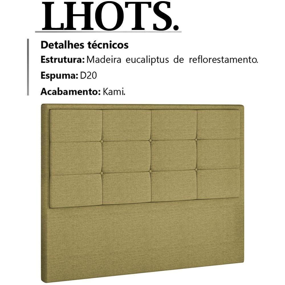 Cabeceira Queen 160 Cm Lhots Linho Sl 75 Peer Sl 75 - 6