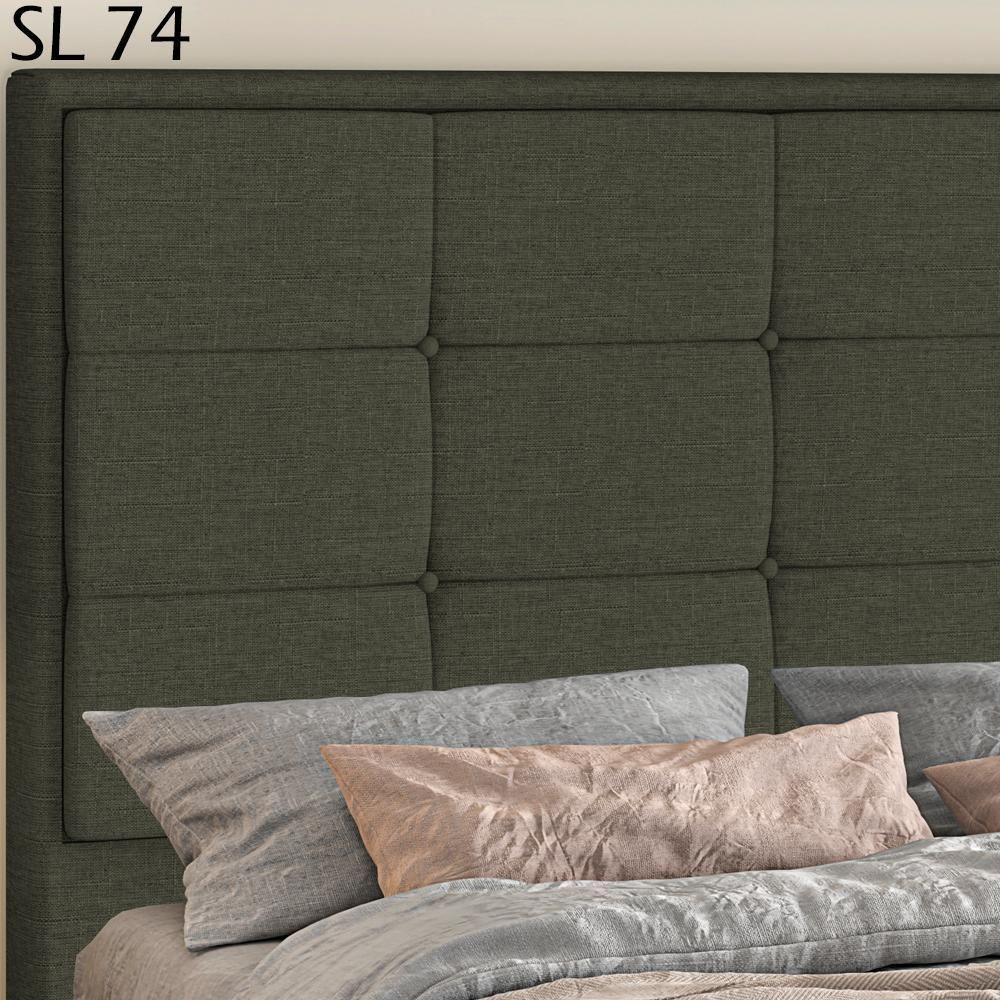 Cabeceira Solteiro 90 Cm Lhots Linho Sl 74 Peer Sl 74 - 5