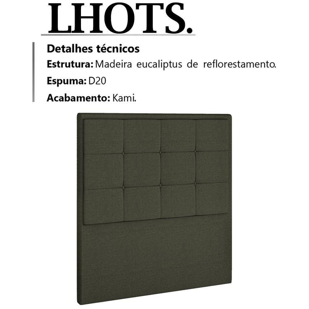 Cabeceira Solteiro 90 Cm Lhots Linho Sl 74 Peer Sl 74 - 7