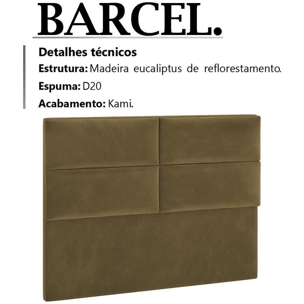 Cabeceira Casal 140 Cm Barcel Veludo Sl 945 Peer Sl 945 - 7